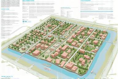 Plano de diseño de planificación urbana